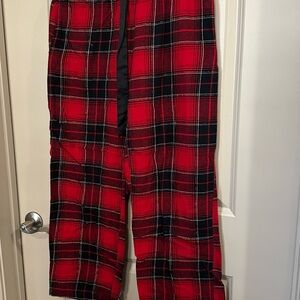 New York & Company Red Plaid Pants
